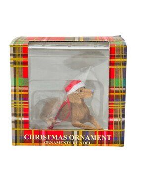 Sandicast Vizsla Dog Figurine Christmas Ornament XSO22801 Hand-Painted